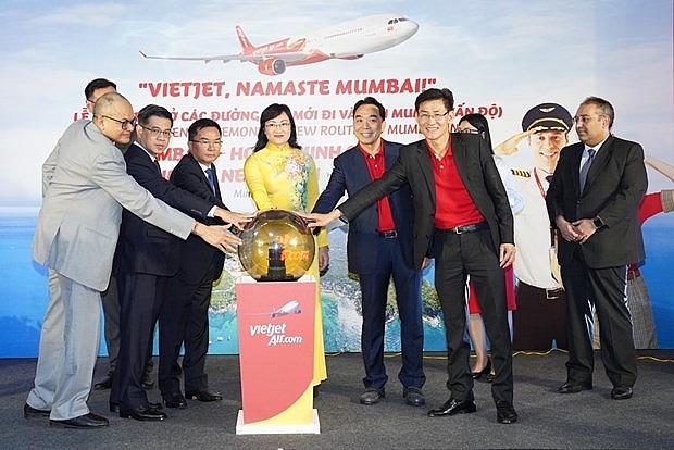 Vietjet запускает четыре маршрута, связывающих крупные города Вьетнама и Индии