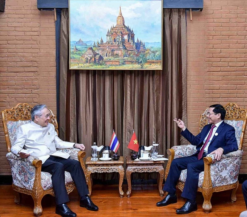 Министр иностранных дел Вьетнама Буй Тхань Шон встретился с вице-премьером, министром иностранных дел Таиланда