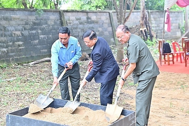 Начало строительства хранилища для останков вьетнамских бойцов-добровольцев