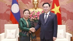 Председатель Национального собрания Выонг Динь Хюэ принял заместителя председателя Национального собрания Лаоса
