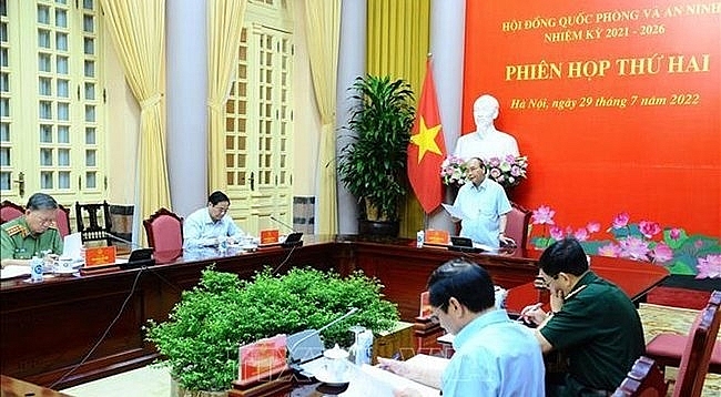 Президент Нгуен Суан Фук председательствовал на 2-м заседании Совета национальной обороны и безопасности на период 2021-2026 годов