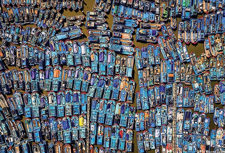 Фотография «Матрица рыболовных судов» в Куангнгай получила международную премию