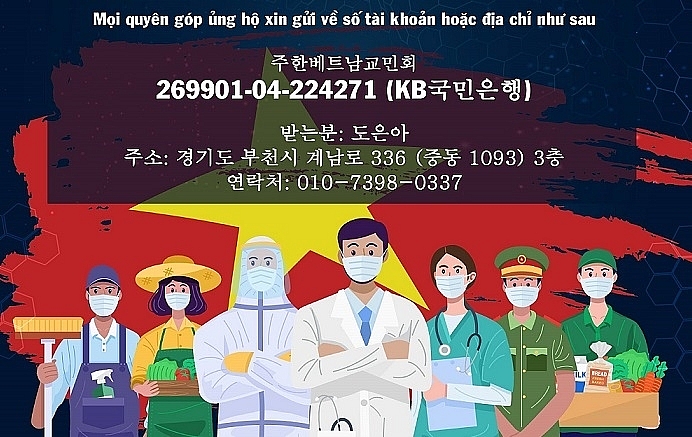 Вьетнамцы в Южной Корее развернули кампанию по сбору пожертвований в Фонд борьбы с эпидемией во Вьетнаме