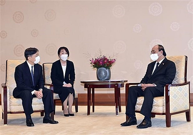 Президент Вьетнама встретился с императором Японии в Токио