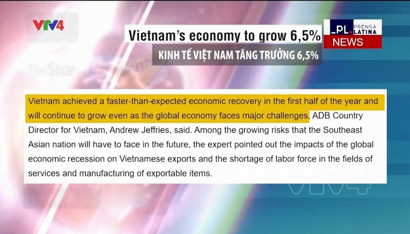 Кубинские СМИ высоко оценивают экономический рост Вьетнама