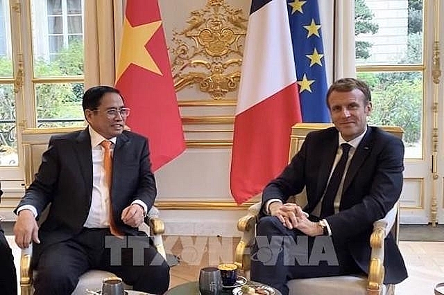Совместное заявление Вьетнама и Франции подтверждает стремление к укреплению сотрудничества перед лицом общих вызовов