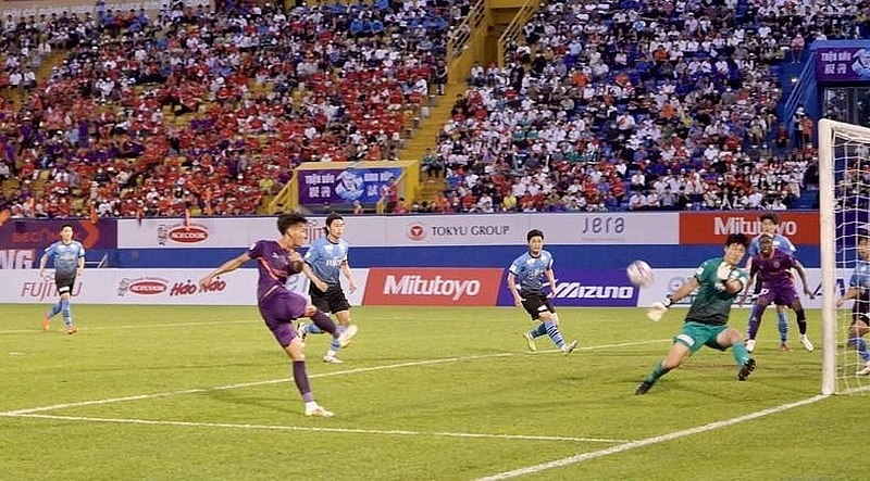 Прошел товарищеский матч по футболу между Вьетнамом и Японией
