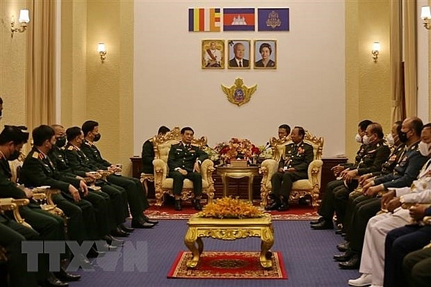 Намечены главные задачи в оборонном сотрудничестве между Вьетнамом и Камбоджей в 2022 году
