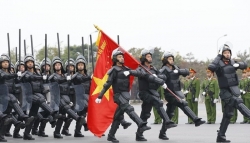 Репетиция плана по обеспечению безопасности во время XIII съезда Компартии Вьетнама