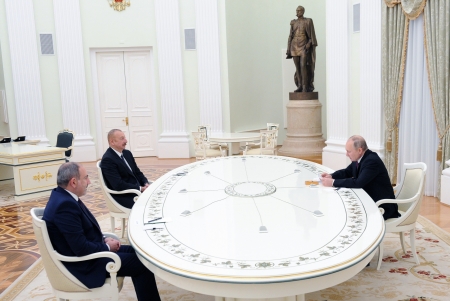 Лидеры России, Азербайджана и Армении подписали новое заявление по Карабаху