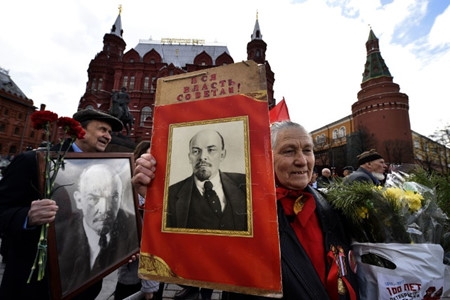 В России отмечают день рождения В.И. Ленина