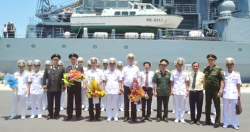 Российские военные корабли посетили вьетнамский международный порт Камрань (Вьетнам)