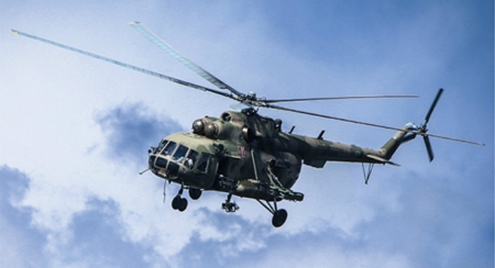 В Подмосковье экипаж военного вертолета Ми-8 погиб при жесткой посадке