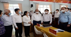 Президент Вьетнама Нгуен Суан Фук встретился с избирателями города Хошимин