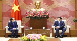 Председатель НС Вьетнама принял Послов Камбоджи и Японии