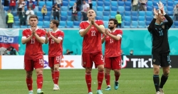 Сборная России выиграла у Финляндии со счетом 1:0 на чемпионате Европы по футболу