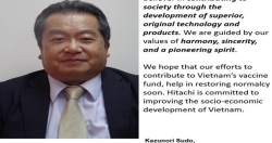 Hitachi Asia (Вьетнам) обязалась сопровождать Вьетнам в борьбе против COVID-19