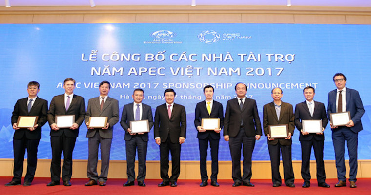 Названы спонсоры Года АТЭС 2017 во Вьетнаме