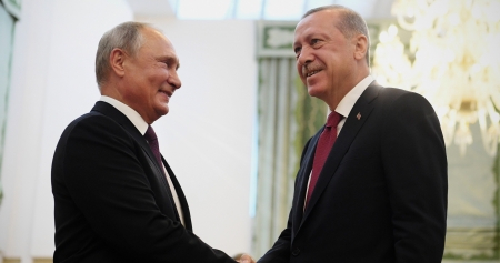 Путин и Эрдоган провели телефонные переговоры по ситуации в Сирии