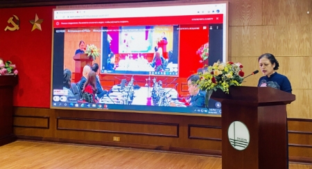 Приветственное слово Председателя СОДВ Нгуен Фыонг Нга на международной конференции «Роль народной дипломатии в развитии российско-вьетнамских отношений»