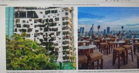 В  журнале американской газеты The New York Times была опубликована статья о красоте города Хошимин
