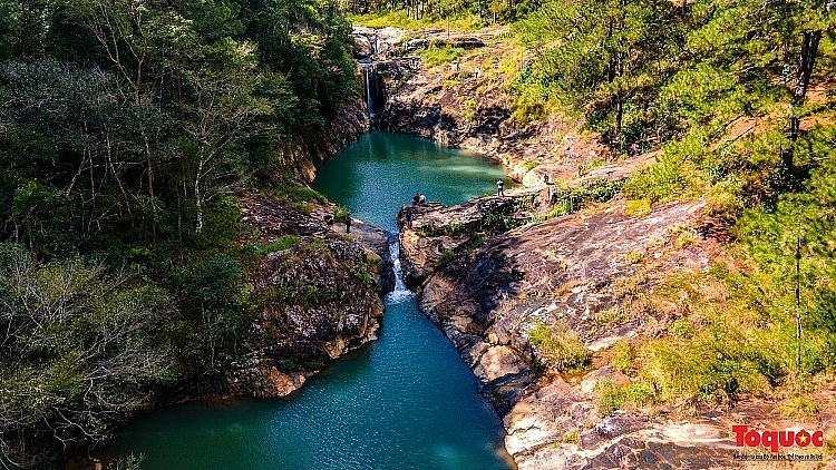 Красота водопада Анкроет - второго «Тует Тинь Кока» (долины любви) в Далате.