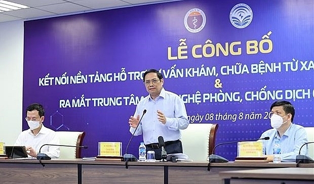 Премьер-министр Фам Минь Тьинь подтвердил важность системы телездравоохранения | ОБЩЕСТВО | Vietnam+ (VietnamPlus)