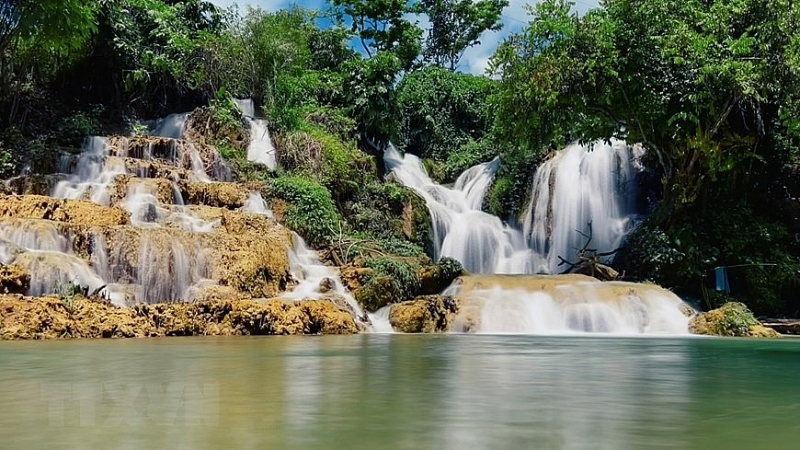Прекрасная красота водопада Бансама (провинция Каобанг)