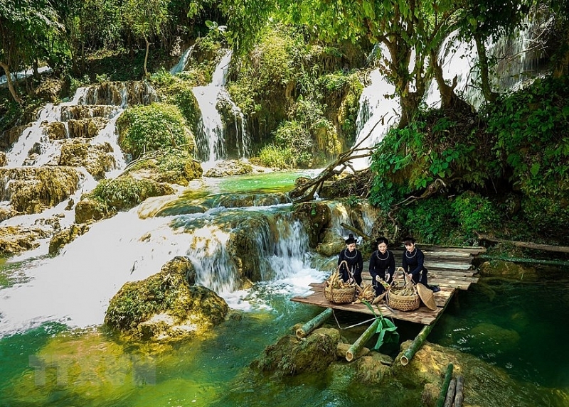 Прекрасная красота водопада Бансама (провинция Каобанг)