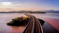Скоростная автомагистраль Вандон- Монгкай: Вид сверху до открытия.