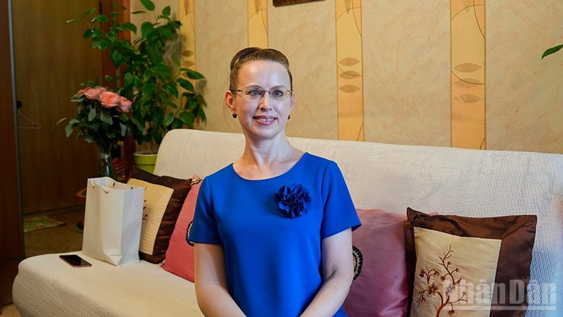 Российский вьетнамист Дарья Мишукова. (Фото: Суан Хынг)