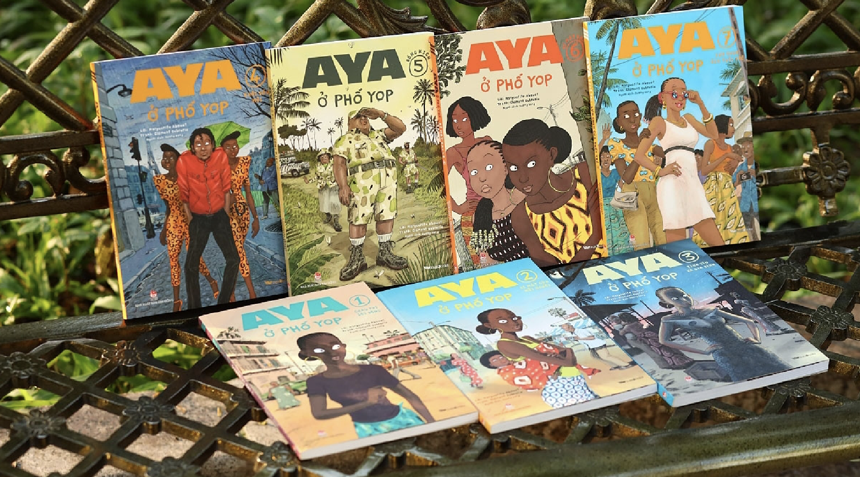 Яркий комикс «Ая на улице Йоп».