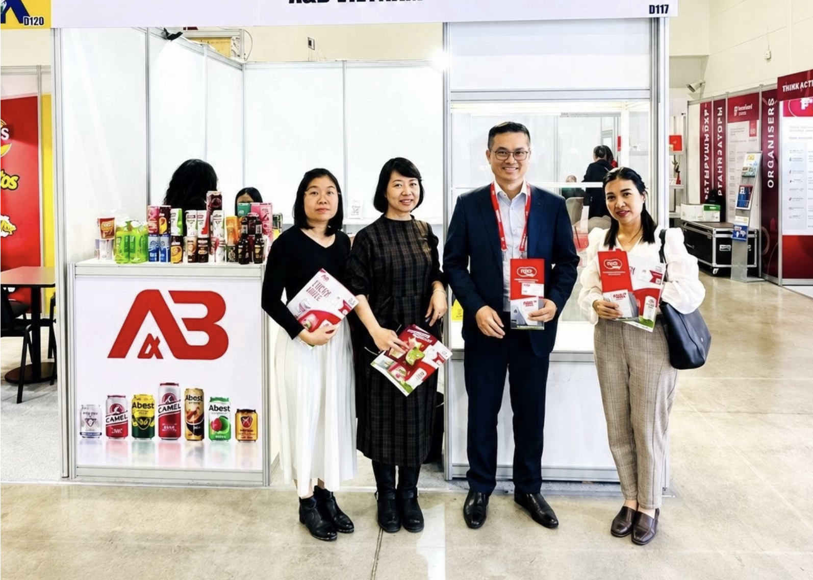 Компания A&B Vietnam представлена на выставке на стенде D-117. Источник фото: Посольство Вьетнама в Казахстане. Компания A&B Vietnam представлена на выставке на стенде D-117. Источник фото: Посольство Вьетнама в Казахстане.