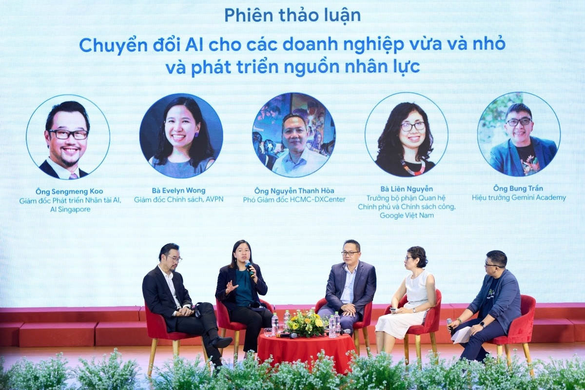 Делегаты приняли участие в дискуссии на мероприятии. (Фото: Vietnamnet)
