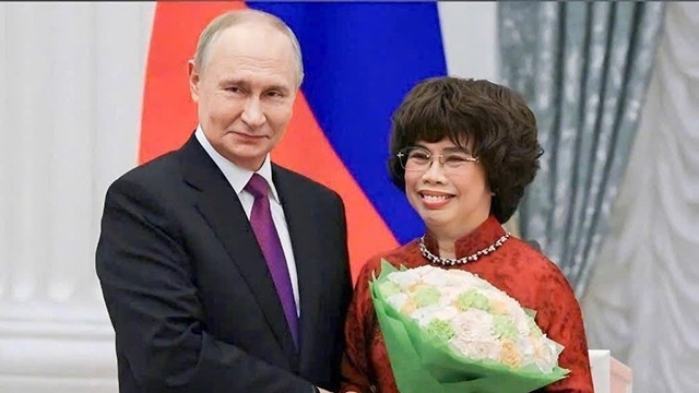 Герой труда Тхай Хыонг удостоена ордена Дружбы Российской Федерации