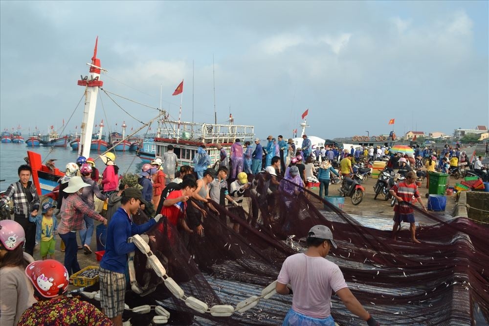 Ли Сон, Куанг Нгай - одно из мест, где много рыбаков в центральной части острова. Фото: Tea Board Ли Сон, Куанг Нгай - одно из мест, где много рыбаков в центральной части острова. Фото: Tea Board