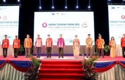 Торжественная церемония открытия туристического форума АСЕАН-2022 в Сиануквиле