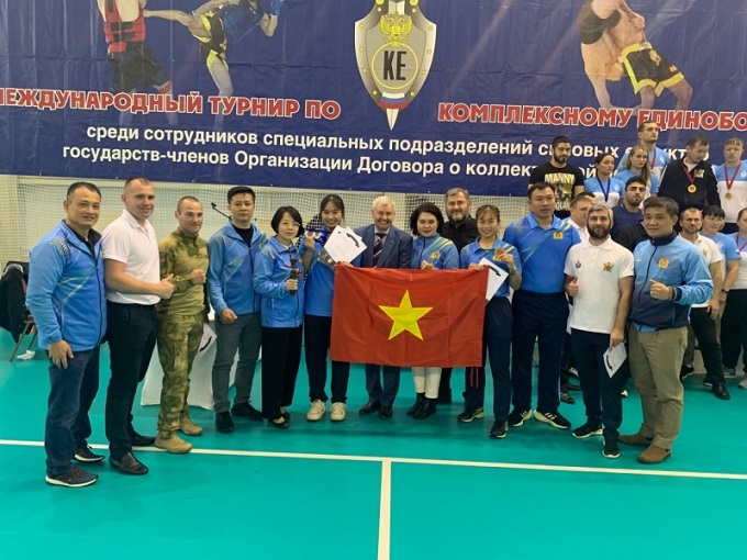 Спортивная делегация министерства общественной безопасности Вьетнама приняла участие в турнире в РФ
