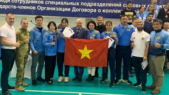 Спортивная делегация министерства общественной безопасности Вьетнама приняла участие в турнире в РФ