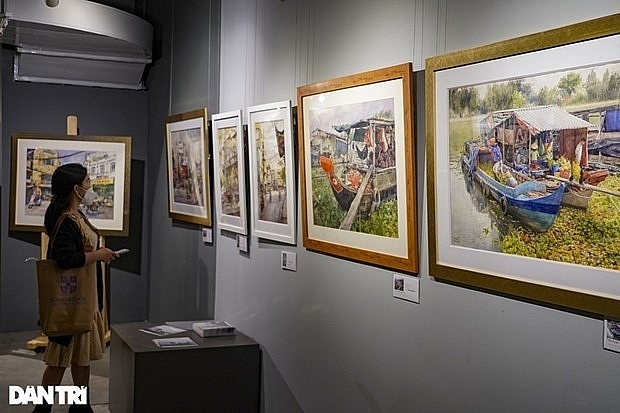 Выставка живописи показывает любовь французского художника к Вьетнаму