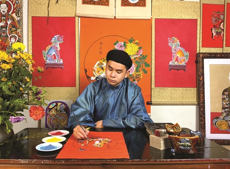 Художник Нам Чи и его любовь к народным картинам