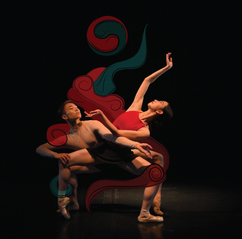 Пропаганда картин донгхо посредством классического балета