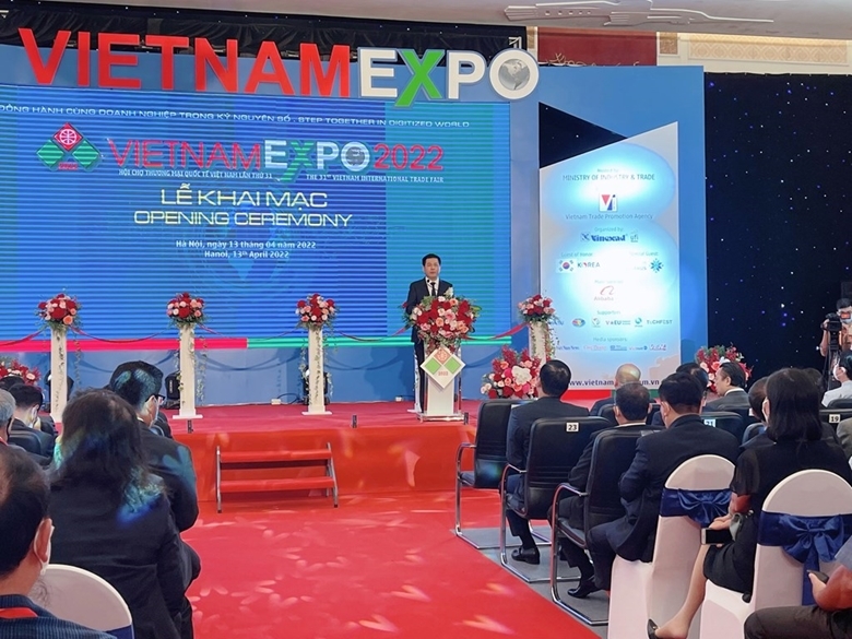 В Ханое открылась 31-я Вьетнамская международная торговая выставка VIETNAM EXPO - 2022