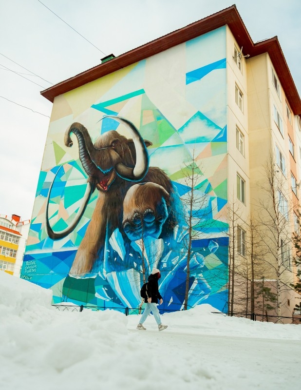 Впечатляющие муралы на улицах России