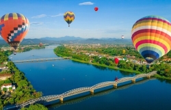 Красота древней столицы Вьетнама на международном фестивале воздушных шаров 2023 года