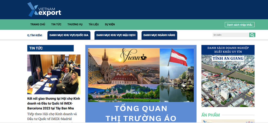 Портал помогает вьетнамским экспортерам получить доступ к зарубежным рынкам