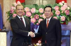 Президент Вьетнама Во Ван Тхыонг принял Председателя партии «Единая Россия» Д. Медведева