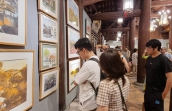 Выставка художников-акварелистов города Хошимина в Ханое