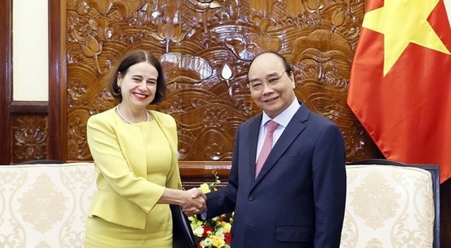 Президент Вьетнама Нгуен Суан Фук принял Посла Австралии во Вьетнаме