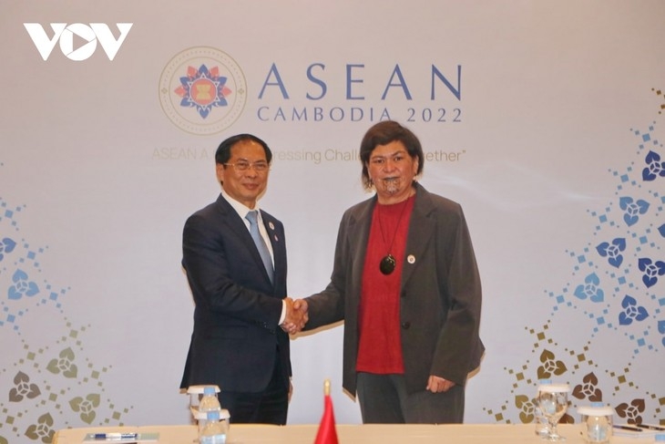 Министр иностранных дел Буй Тхань Шон провел ряд двусторонних встреч на 55-й встрече министров иностранных дел АСЕАН